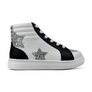 NEW YOSI SAMRA kids miss hannah sneaker in black & white